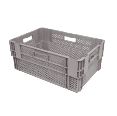 Stackable reversible box 60x40x32cm