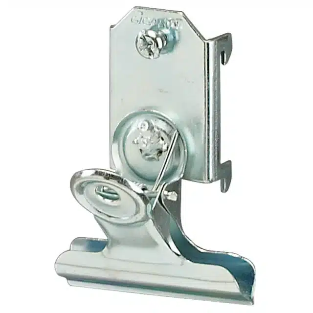 Clip holder for paper - for whiteboard